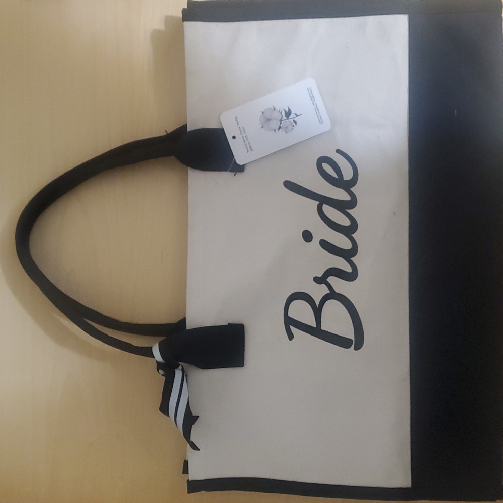 NEW Bride Tote with wedding book